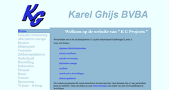 Desktop Screenshot of karelghijs.be